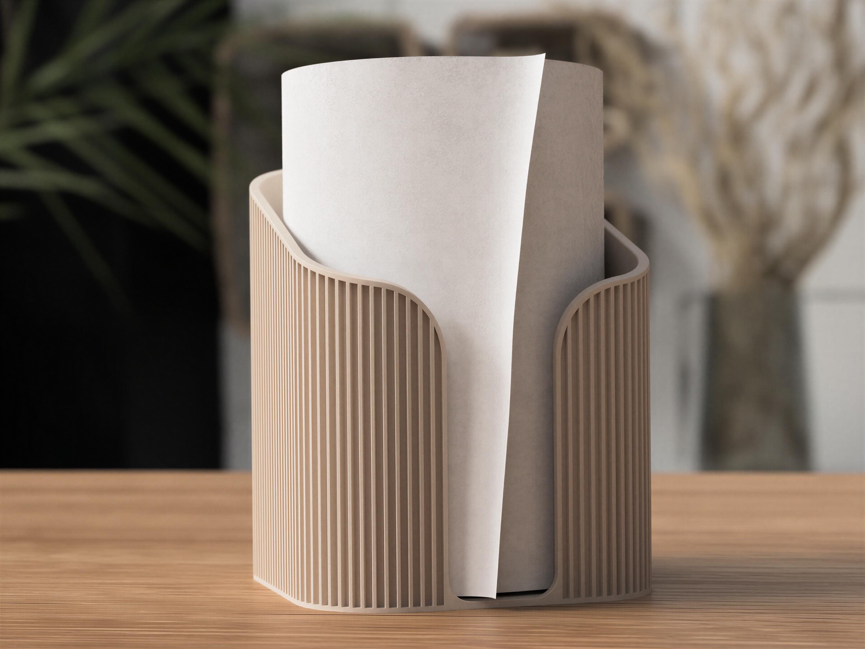 Modern Ribbed Paper Towel Holder – photo 8